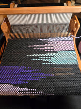 Load image into Gallery viewer, Weaving a Clasped Weft Scarf