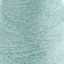 Load image into Gallery viewer, yarn threaded with sequins for knitting and crocheting
