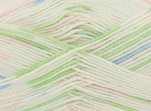 Load image into Gallery viewer, baby yarn for knitting and crocheting - neutral with dots and dashes of colours
