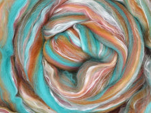 Load image into Gallery viewer, merino/silk blended fibre for spinning and felting