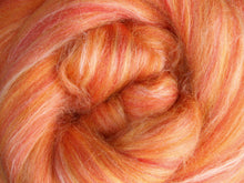 Load image into Gallery viewer, merino/silk blended fibre for spinning and felting