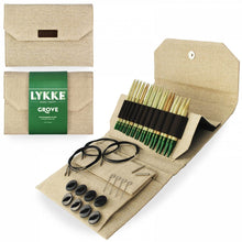 Load image into Gallery viewer, Lykke bamboo interchangeable knitting needles set