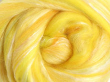 Load image into Gallery viewer, merino/silk blended fibre for spinning and felting
