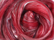 Load image into Gallery viewer, merino/silk blended fibre for spinning and felting