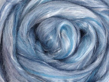 Load image into Gallery viewer, merino/silk blended fibre for spinning and felting