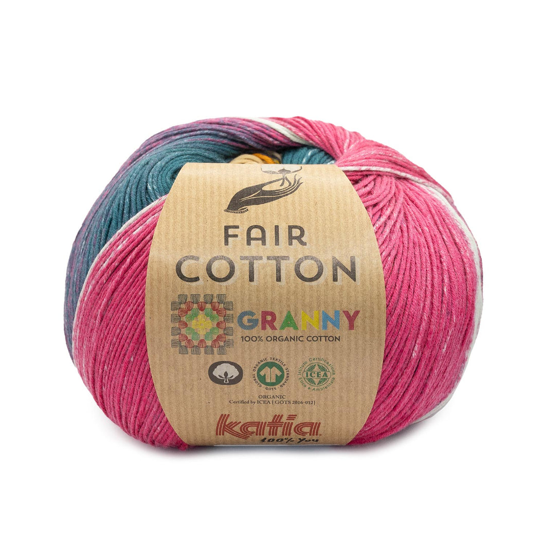 Fine organic cotton yarn for crochet and knitting