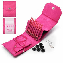 Load image into Gallery viewer, set of interchangeable knitting needles in a beautiful case
