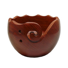 Load image into Gallery viewer, wood yarn bowl
