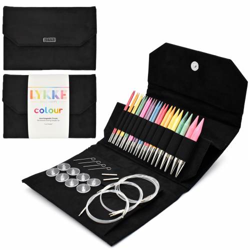 Lykke wooden interchangeable knitting needles set