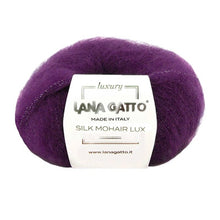 Load image into Gallery viewer, silk mohair yarn with sparkle for knitting and crocheting

