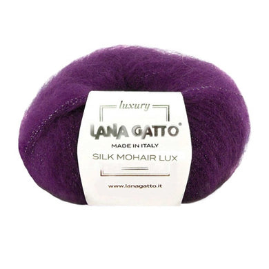 silk mohair yarn with sparkle for knitting and crocheting