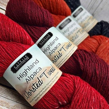 Load image into Gallery viewer, worsted weight tweed yarn for knitting and crocheting
