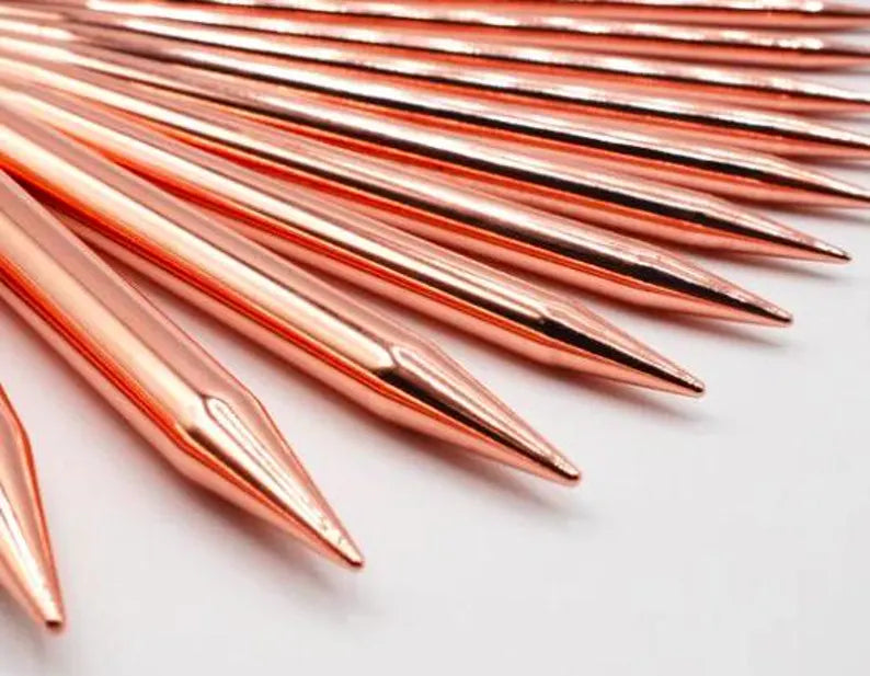 copper knitting needles