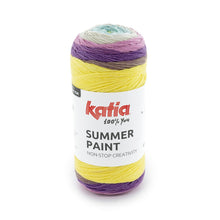 Load image into Gallery viewer, colour changing acrylic cotton yarn for knitting and crocheting
