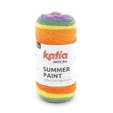 Load image into Gallery viewer, colour changing acrylic cotton yarn for knitting and crocheting
