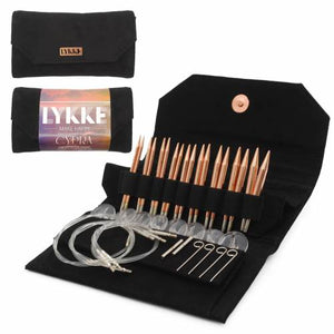 Lykke copper knitting needles set