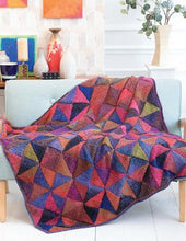 Load image into Gallery viewer, Noro pattern knitting and crochet blankets
