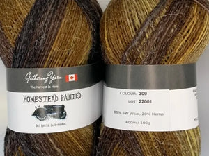 wool hemp sock knitting yarn